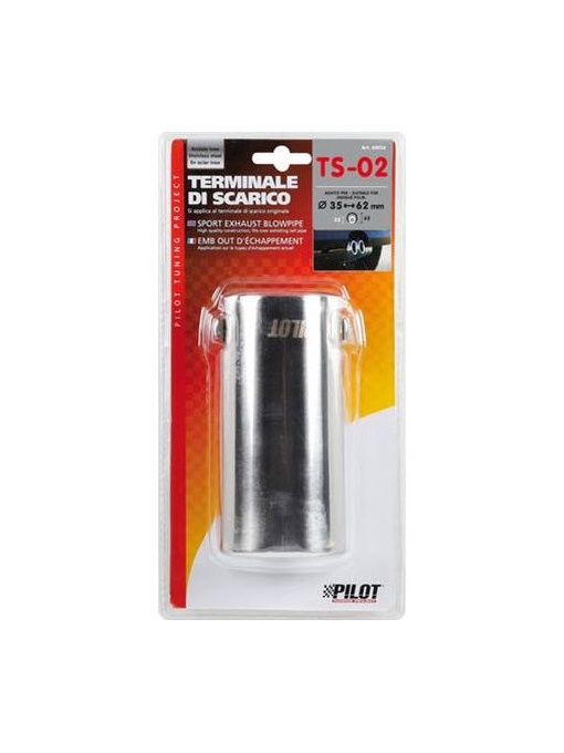 Teava toba de esapament TS-02, 35-62mm, Lampa