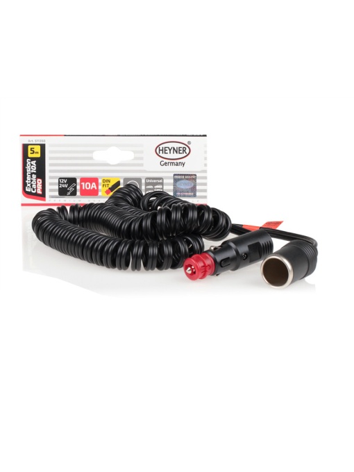 Cablu Prelungitor Spiralat Bricheta Premium Pro 12/24 V 10 A