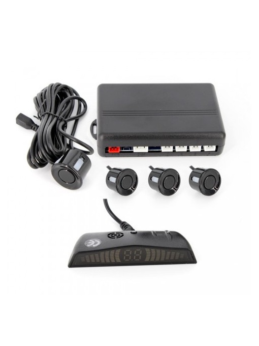 Kit 4 senzori de parcare Carguard cu display LED