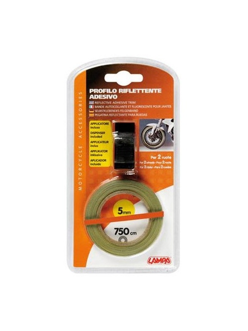 Pachet Dunga reflectorizanta portocalie pentru roata cu adaptor
