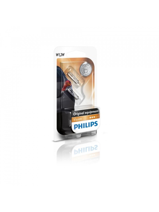 Set Becuri Auto Philips Vision V T W X D W Alb