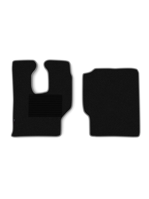 Set 2 covorase camion F-Core, velur, pentru MAN F 2000, 1994+ , Negru - Gri