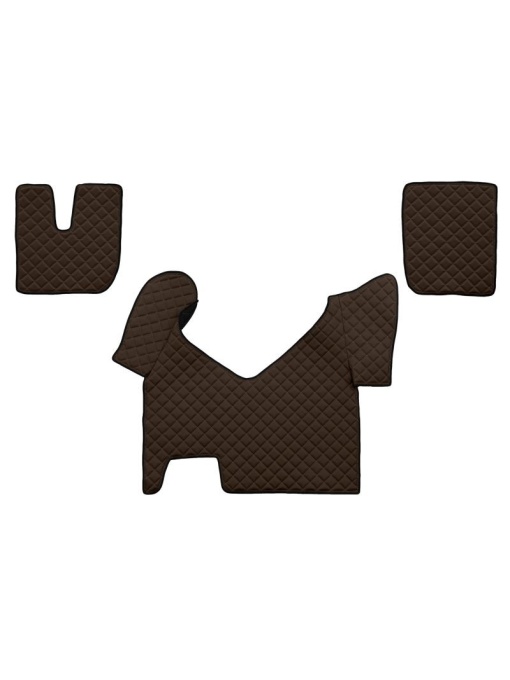 Set covorase camion, piele ecologica maro IVECO STRALIS 01.13- transmisie automata
