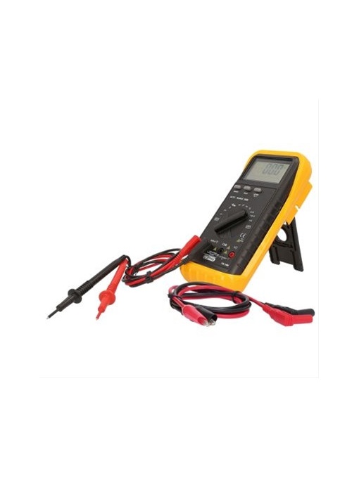 150.1480 MULTIMETRU DIGITAL INCL. VARFURI DE TESTARE SI CLEME TIP CROCODIL- KS TOOLS