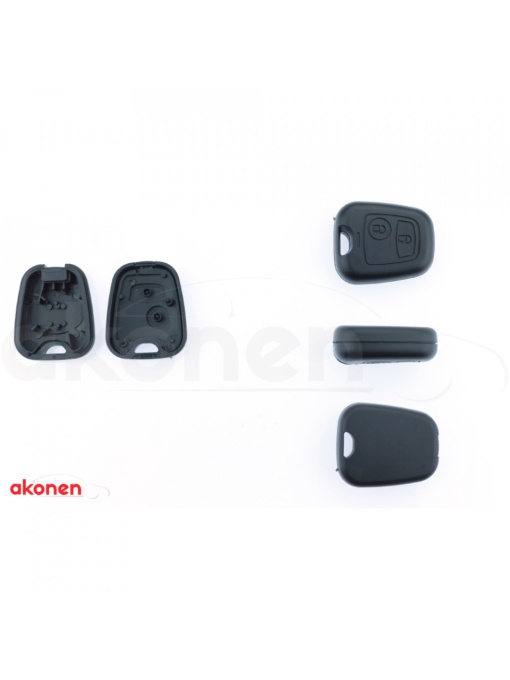 CARCASA CHEIE CONTACT PENTRU CITROEN BERLINGO / C1 / C2 / C3 / C5 / SAXO / XSARA PICASSO, 2 BUTOANE, FARA CHEIE
