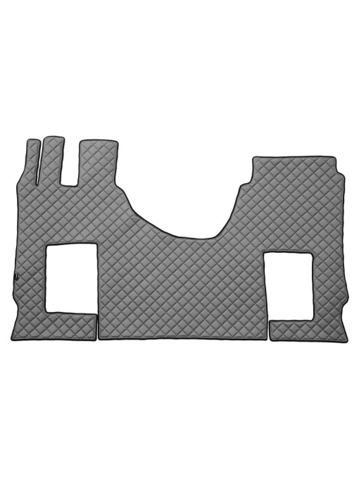 Covoras camion F-Core, Piele-ECO, pentru MERCEDES ACTROS MP4 / MP5, cabina lata 250 cm, scaun pasager pneumatic, Gri