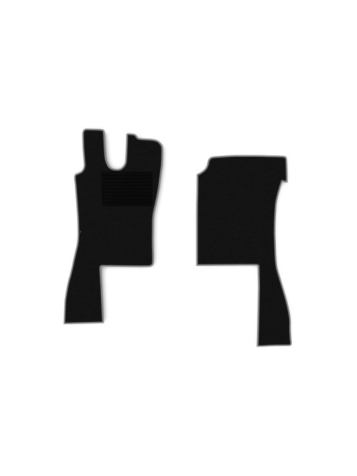 Set 2 covorase camion F-Core, velur, pentru SCANIA 4, 1995-2008, Negru - Gri