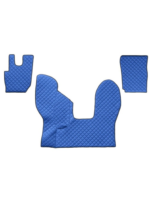Set 3 covorase camion F-Core, Piele-ECO, pentru DAF CF, transmisie automata, Albastru