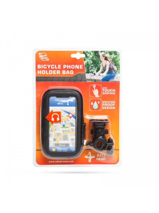 Wheel Zone - Husă telefon pentru biciclete - cu suprafaţă tactilă - max. 5,5”