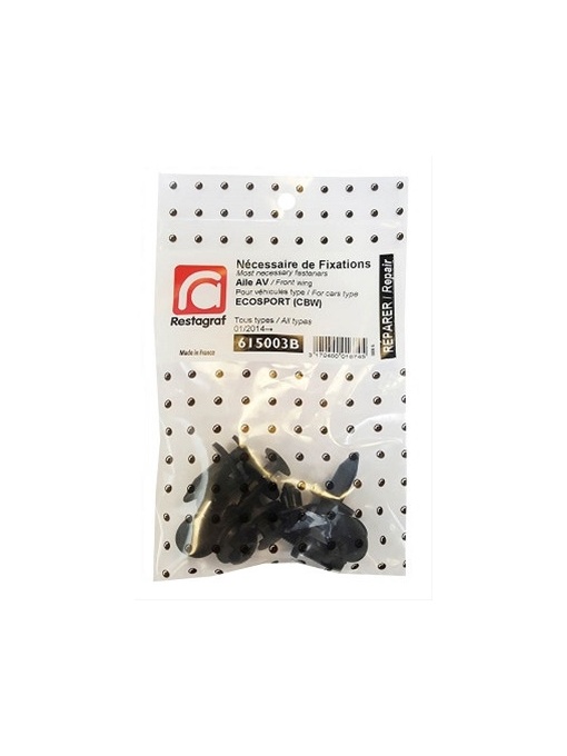 A615003B SET CELE MAI UZUALE AGRAFE MONTAJ ARIPA FATA ECOSPORT RESTAGRAF