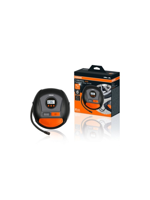 Compresor Auto 12V 120 W Cu Afisaj Digital Tyreinflate 450 Osram