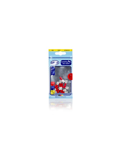 PAPUC ELECTRIC AUTO IZOLAT ROSU TIP TATA 6.3mm - SET 10