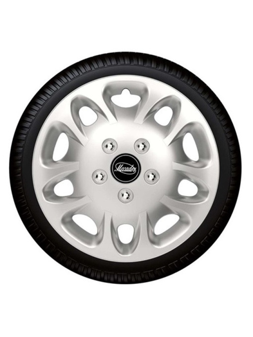 Set capace roti Petex 15" MECADOR, gri inchis, calitate premium