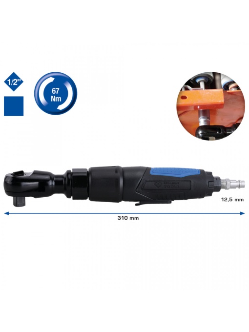 CLICHET PNEUMATIC 1/2 67NM - BRILLIANT TOOLS - BT160600