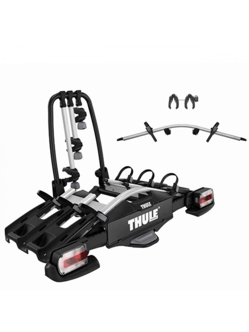 Suport biciclete Thule VeloCompact 927 cu prindere pe carligul de remorcare + adaptorul Thule 9261 pentru a 4-a bicicleta