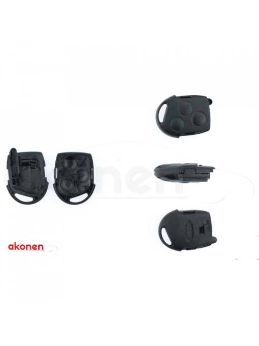 CARCASA CHEIE CONTACT PENTRU FORD C-MAX / FIESTA / FOCUS / FUSION / KA / MONDEO / S-MAX, 3 BUTOANE, FARA CHEIE