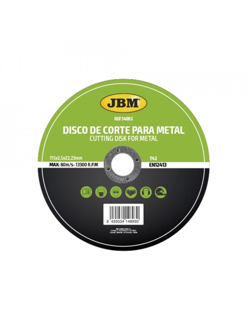 DISC DE TAIERE DEBITARE IN METAL 115 X 2.5 MM T42