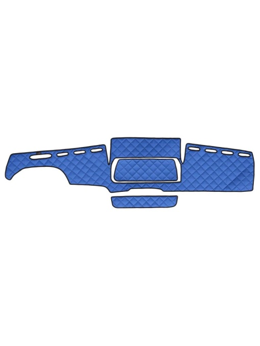 Husa bord camion F-Core, Piele-ECO, pentru MAN TGX, Albastru
