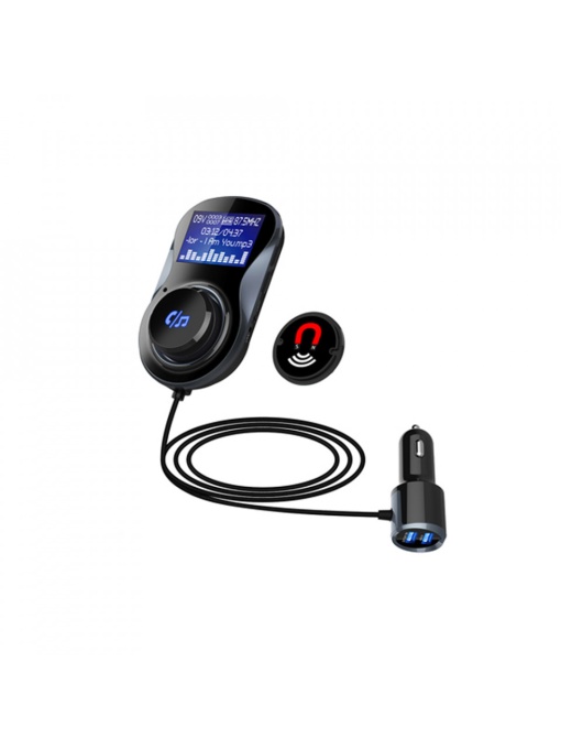 Incarcator auto 1xUSB QC3.0 si 1xUSB 2.4A cu bluetooth si modulator FM