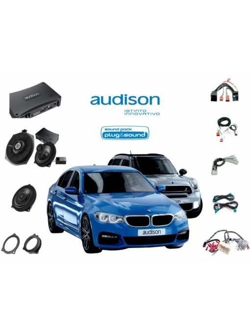 Pachet Plug&Play Audison Hi-Fi Bmw, Amplificator Ap 8.9 Bit