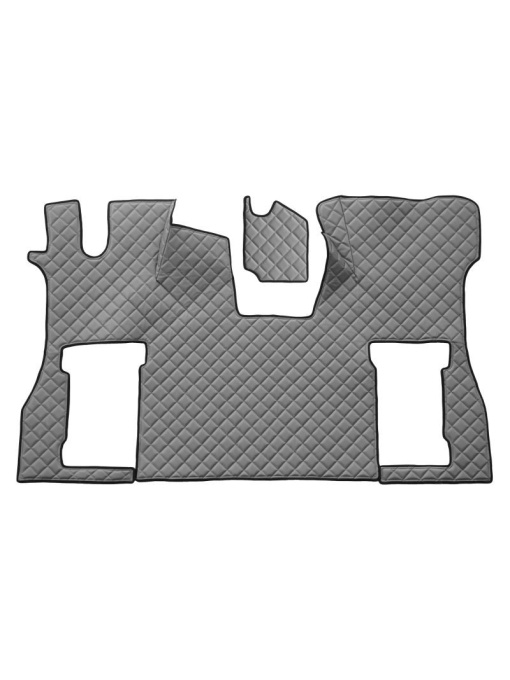 Set 2 covorase camion F-Core, Piele-ECO, pentru SCANIA L,P,G,R,S, 2016+, scaun pasager pneumatic, Gri