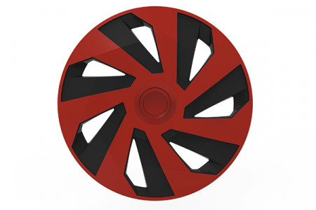 Set Capace Roti 15`Vector Red&Black