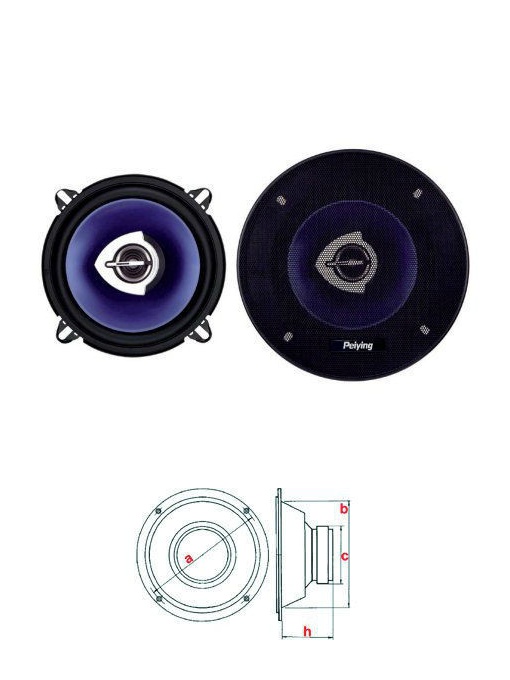 SET DIFUZOARE AUTO 5 inch