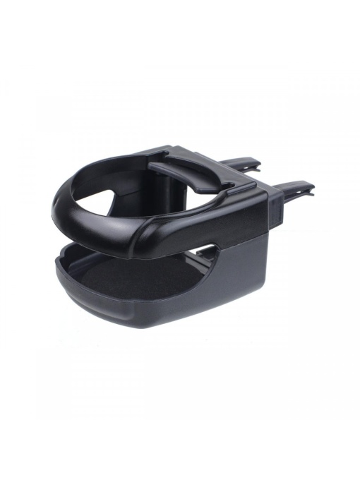 Suport auto universal pentru pahare, montaj in grila de ventilatie, culoare neagra, DH-03