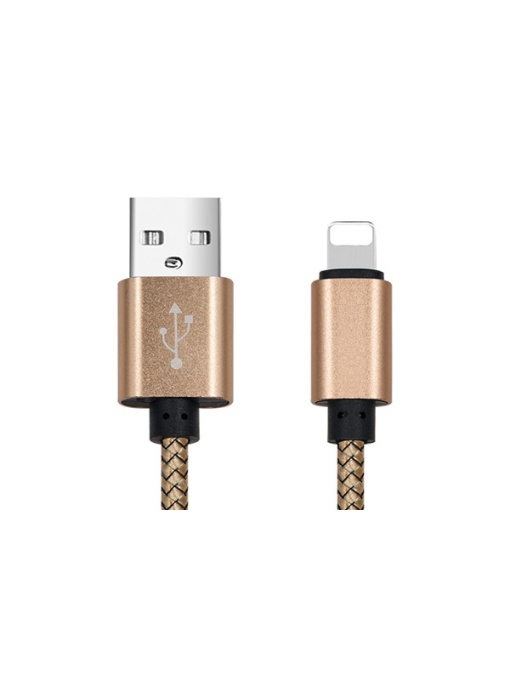 CABLU DATE INCARCARE USB LA LIGHTNING 1M 2A GOLD