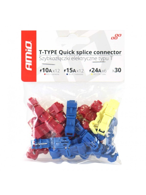 Cuplaje electrice pentru imbinari rapide de tip T, mix cutie de 30 buc