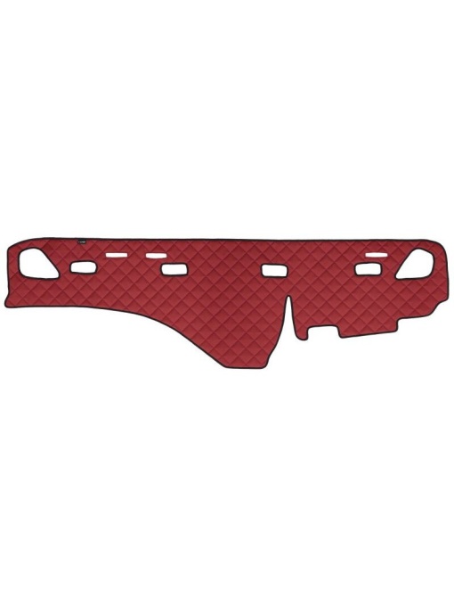 Husa bord camion F-Core, Piele-ECO, pentru VOLVO FH, FH 16, FM, Rosu