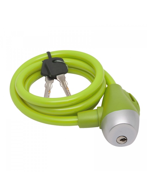 Lacat bicicleta10 mm x 120 cmverde