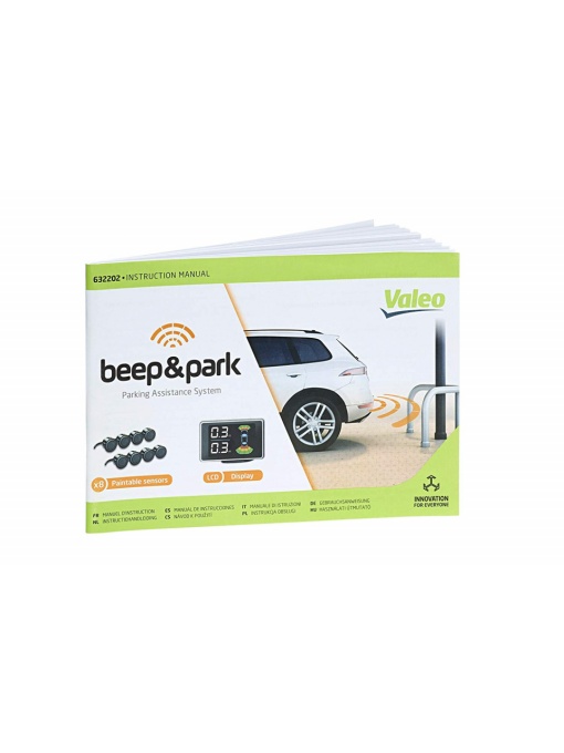 Sensor de parcare Beep & Park Parking Assistance System cu 8 Senzori si LCD Display