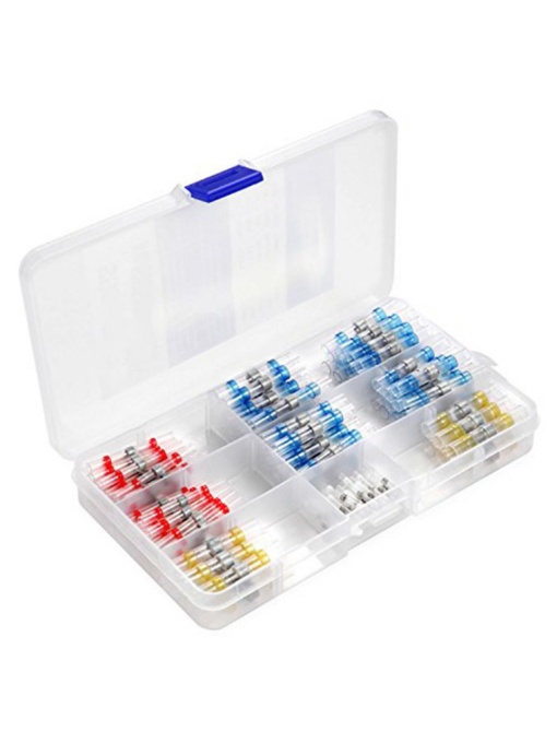Set 120 tuburi contractabile, premium, transparente