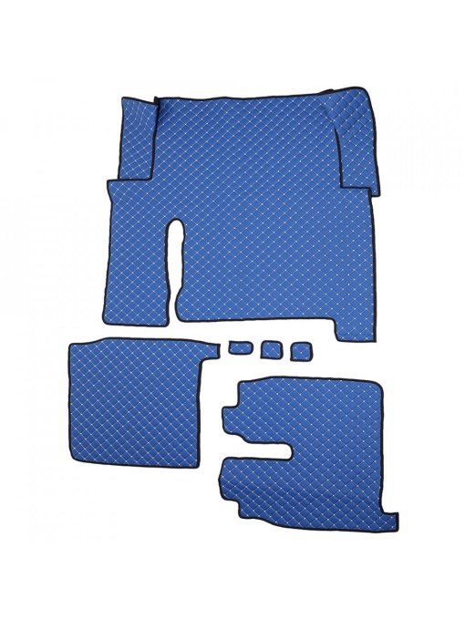 SET COVORASE PIELE ECOLOGICA TRUCK UMBRELLA PENTRU MAN SERIA TGX 6 ALBASTRU