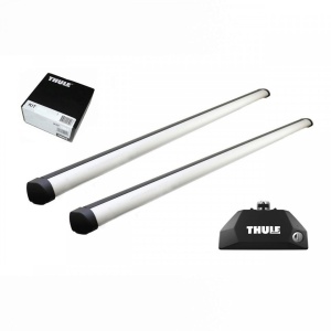 Bare transversale Thule Evo Flush Rail Profesional dedicate pentru Dacia Lodgy 2012+ cu bare longitudinale integrate
