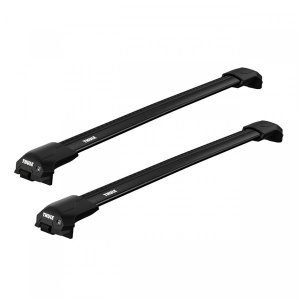 Bare transversale Thule Evo Raised Edge Black dedicate pentru Dacia Sandero Stepway 2013-2020 cu bare longitudinale
