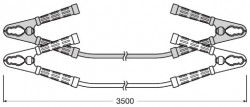 Cablu Pornire Osram 700A 3.5M 25Mm2