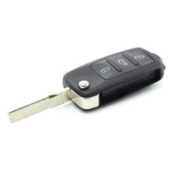 CARGUARD - Audi A8 - Carcasă cheie tip briceag cu 3 butoane, fără buton de panică