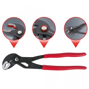 Clește pentru pompe de apă cu reglare prin buton, 240mm - KS TOOLS