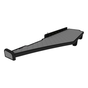 Masa bord, F-CORE, cu led, model lung, pentru MERCEDES ACTROS MP4 / MP5, cabina 230 cm, 2011+, Gri
