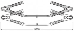 Osc500A Set Cabluri Pornire 1200A Lungime 5M Osram