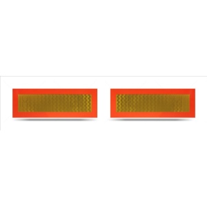 Set 2 Placute Reflectorizante 565X196Mm Suport Aluminiu Mvm