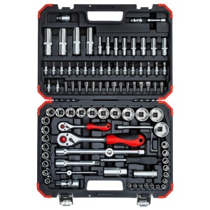 Set chei tubulare 1/4" + 1/2" 94 buc