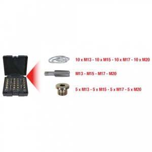 Set Master Pentru Reparare Filet Buson Baie De Ulei. 64 De Piese - KS TOOLS - 150.1450