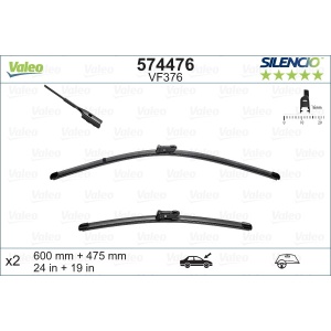 Set Stergatoare Valeo Silencio X.Trm 600/475 Mm Vf376