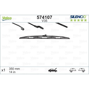 Stergator Valeo Silencio Conventional Standard 350 Mm V35