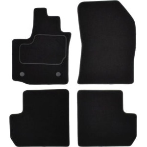 Set 4 covorase auto MAMMOOTH, Velur, pentru DACIA LODGY 2012+ STATION WAGON, Negru