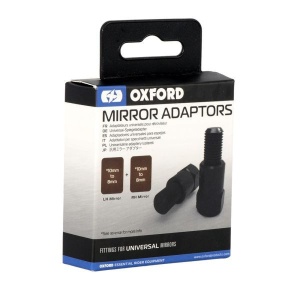 Set adaptori oglinzi Oxford, trecere de la M8 la M10, cu filet pe stanga