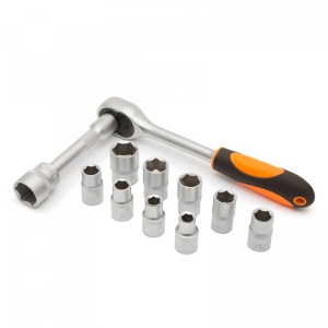 Set chei tubulare - 12 buc. - 1/2" - 10 - 24 mm